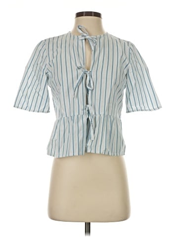 Sézane Short Sleeve Blouse (view 1)