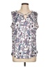 EMALINE Ivory Sleeveless Blouse Size L - photo 1