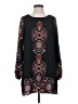 Charlotte Russe 100% Polyester Paisley Black Casual Dress Size XS - photo 1