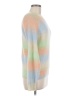 Pieces Stripes White Pullover Sweater Size M - photo 4