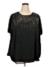 Torrid 100% Polyester Black 3/4 Sleeve Blouse Size 3X Plus (3) - photo 1