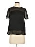 DR2 100% Polyester Black Short Sleeve Blouse Size XS - photo 1