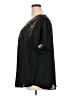 Torrid 100% Polyester Black 3/4 Sleeve Blouse Size 3X Plus (3) - photo 5