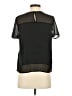 DR2 100% Polyester Black Short Sleeve Blouse Size XS - photo 2