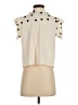 Rain 100% Viscose Polka Dots Ivory Sleeveless Blouse Size S - photo 2