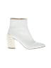 Betsey Johnson White Ankle Boots Size 9 1/2 - photo 1