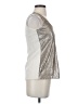 Banana Republic 100% Polyester Silver Sleeveless Top Size 0 - photo 4