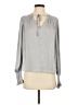Catherine Malandrino 100% Polyester Gray Long Sleeve Blouse Size S - photo 1