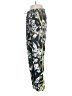 Aqua 100% Polyester Print Black Casual Pants Size S - photo 5
