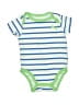Puma Stripes Green Short Sleeve Onesie Size 0-3 mo - photo 1