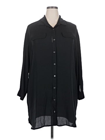 Morgan Taylor 3/4 Sleeve Button-Down Shirt (view 1)