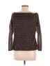 Boston Proper 100% Polyester Brown Long Sleeve Top Size M - photo 2