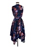 Allison Joy Print Blue Cocktail Dress Size M - photo 2