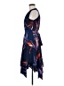 Allison Joy Print Blue Cocktail Dress Size M - photo 5