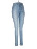Divided by H&M Solid Blue Jeans Size 6 - photo 1