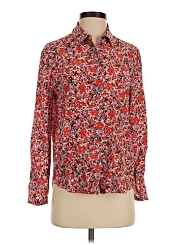 Equipment Long Sleeve Button-Down Shirt (view 1)