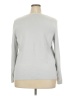 Lauren by Ralph Lauren Silver Pullover Sweater Size 2X - photo 2
