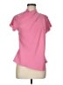 Topshop 100% Polyester Pink Short Sleeve Blouse Size 6 - photo 1