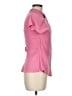 Topshop 100% Polyester Pink Short Sleeve Blouse Size 6 - photo 4
