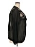 Torrid 100% Polyester Black Long Sleeve Blouse Size 2X Plus (2) - photo 4