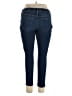 Isabel Maternity Solid Blue Jeans Size 16 - photo 2