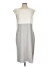 St. John Color Block Gray Casual Dress Size 12 - photo 1