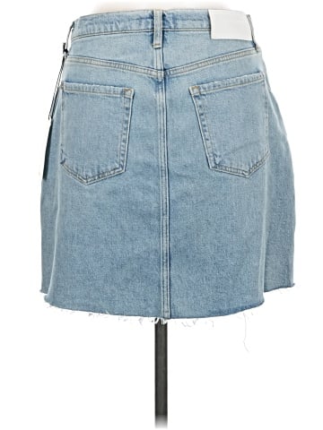 7 For All Mankind Denim Skirt (view 2)