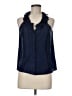 J.Crew 100% Silk Blue Sleeveless Silk Top Size 6 (petite) - photo 1
