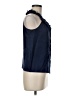 J.Crew 100% Silk Blue Sleeveless Silk Top Size 6 (petite) - photo 4