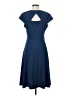ExOfficio Solid Blue Casual Dress Size 6 - photo 2