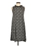 Halogen Animal Print Black Casual Dress Size S - photo 1