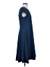 ExOfficio Solid Blue Casual Dress Size 6 - photo 4