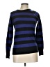 French Connection Stripes Blue Pullover Sweater Size L - photo 1