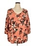 Evri Orange 3/4 Sleeve Blouse Size 2X - photo 1