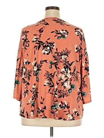 Evri 3/4 Sleeve Blouse (view 2)