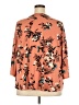 Evri Orange 3/4 Sleeve Blouse Size 2X - photo 2