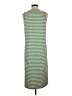 Kule 100% Cotton Stripes Green Casual Dress Size M - photo 2