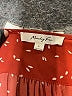 Monday Fun 100% Polyester Red Long Sleeve Blouse Size L - photo 7