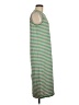 Kule 100% Cotton Stripes Green Casual Dress Size M - photo 4