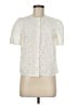 Saint + Sofia Ivory Short Sleeve Blouse Size 6 - photo 1
