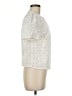 Saint + Sofia Ivory Short Sleeve Blouse Size 6 - photo 4