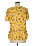 Pleione Yellow Short Sleeve Blouse Size M - photo 2