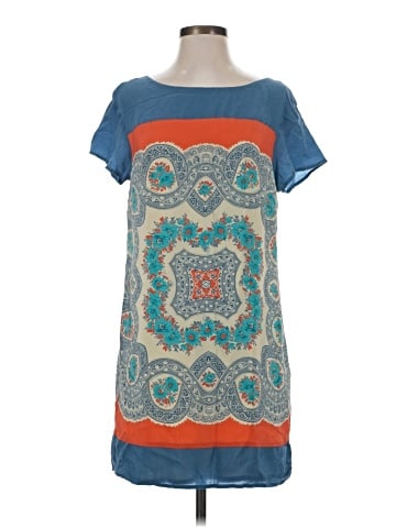 Meadow Rue Short Sleeve Silk Top (view 1)