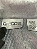 Chico's Silver Vest Size Lg (2) - photo 7