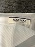 Naf Naf 100% Viscose Solid White Romper Size EU 42 / US 12 - photo 4