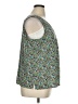 Talbots Outlet 100% Polyester Green Sleeveless Blouse Size XL - photo 4