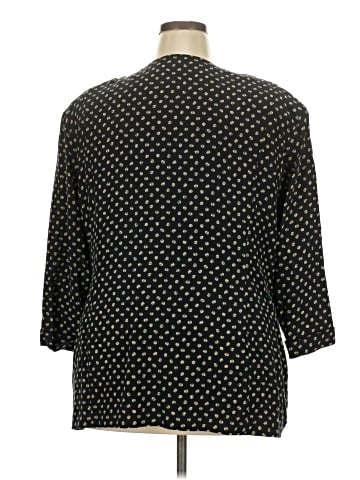 Elisabeth by Liz Claiborne 3/4 Sleeve Silk Top (view 2)