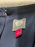 Vince Camuto 100% Polyester Solid Blue Jumpsuit Size 6 - photo 4