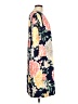 North Style Print Blue Casual Dress Size L - photo 4
