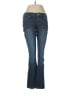 Express Jeans Hearts Blue Jeans Size 4 - photo 1